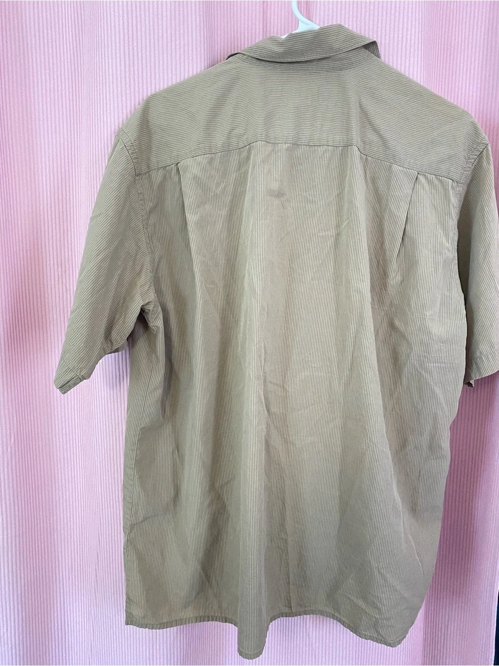 Banana Republic Men's Short-Sleeve Button-Down in Khaki